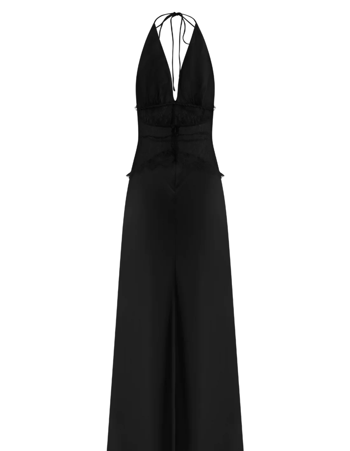 Noirélune – Lace waist detail – Halterneck gown-15156713161088-Santi Vento Atelier