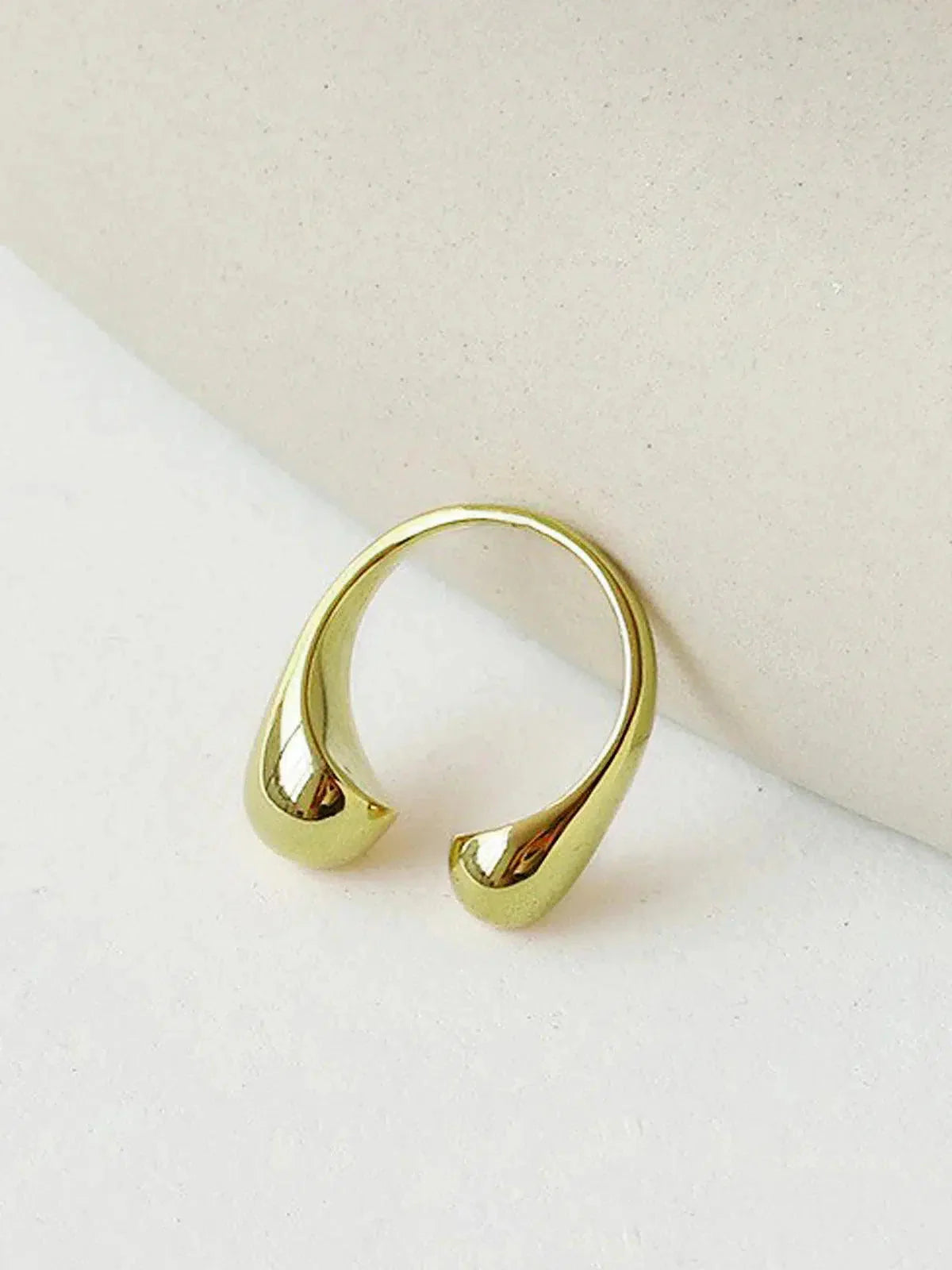 Noxara – Minimalist design – Gold-plated ring-15137988477312-Santi Vento Atelier