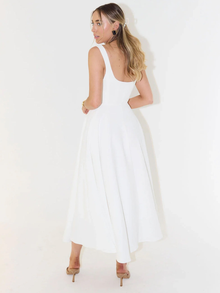 Skye – Sculpted waist – Midi sundress-15150396899712-Santi Vento Atelier