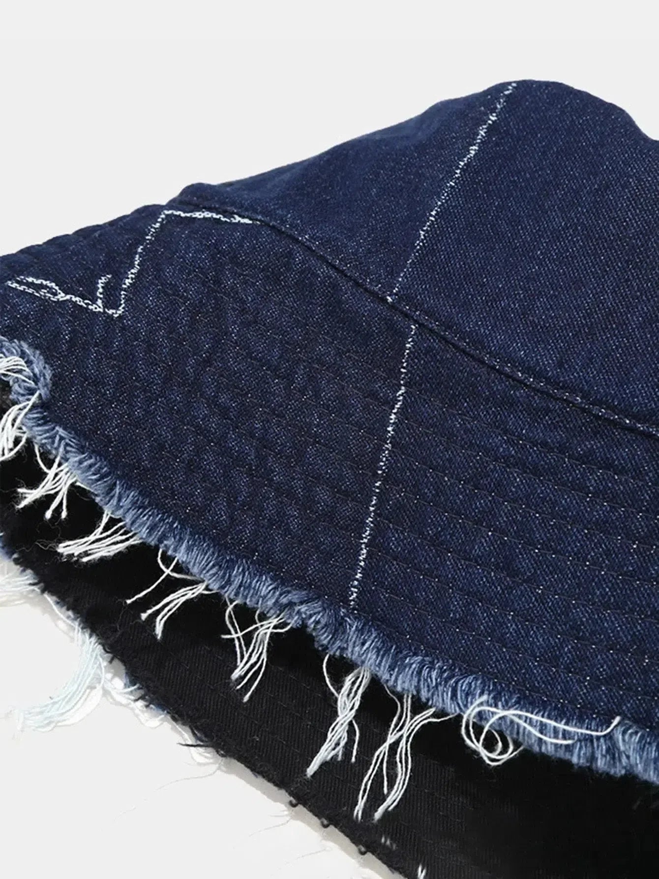 Orivette – Spliced reversible – Bucket hat-15137968062848-Santi Vento Atelier