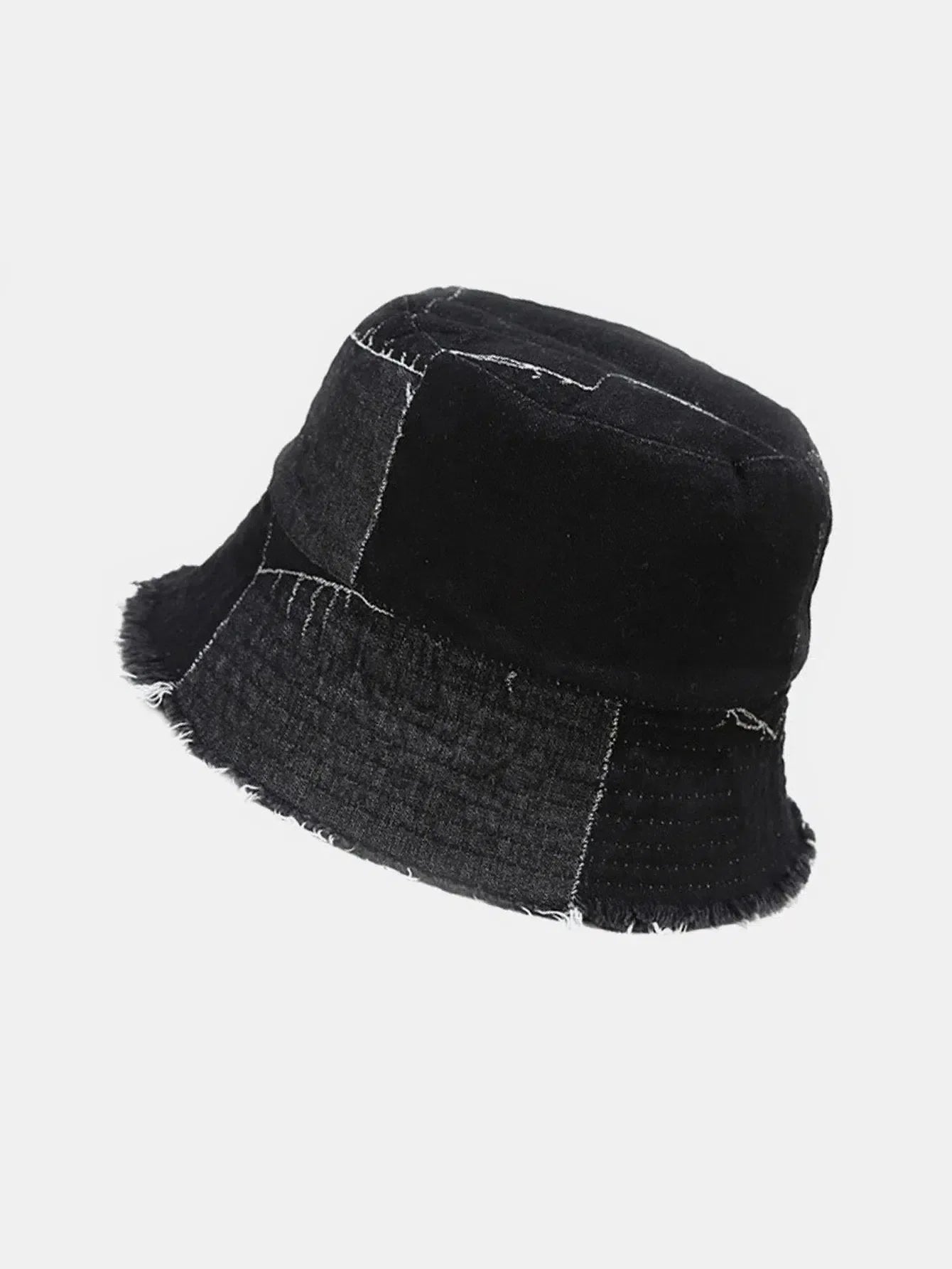 Orivette – Spliced reversible – Bucket hat-15137968062848-Santi Vento Atelier