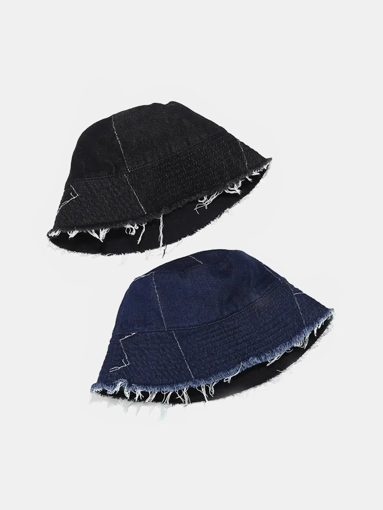 Orivette – Spliced reversible – Bucket hat-15137968062848-Santi Vento Atelier