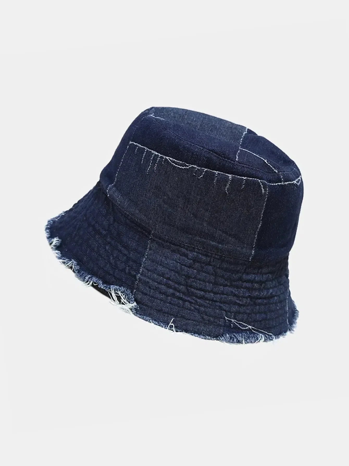 Orivette – Spliced reversible – Bucket hat-15137968062848-Santi Vento Atelier
