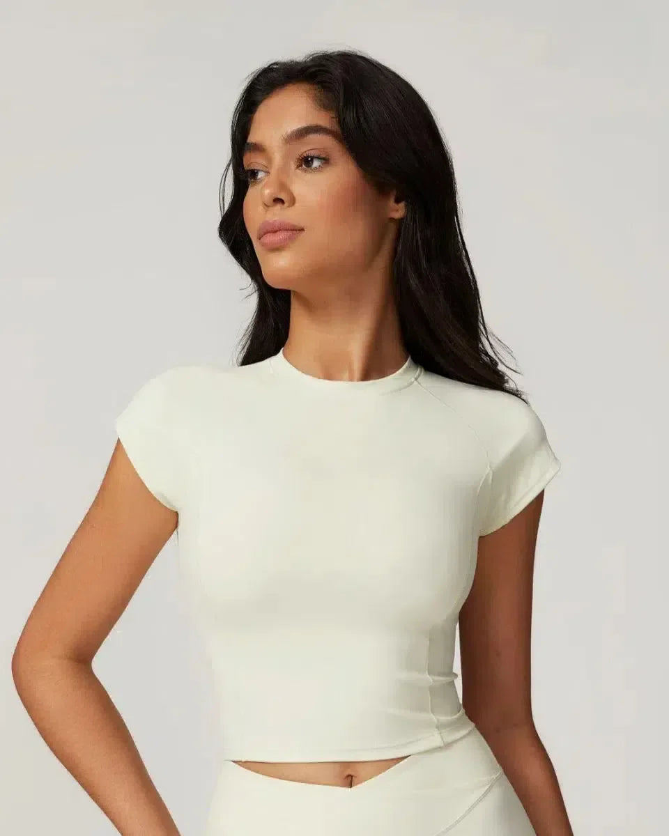 Orsola – Luxe finish – Cropped gym top-15138000994688-Santi Vento Atelier