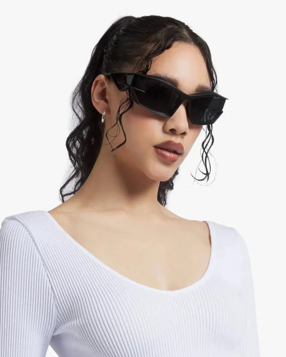 Ottavio – Cat-eye wave design – Sunglasses-15137956594048-Santi Vento Atelier