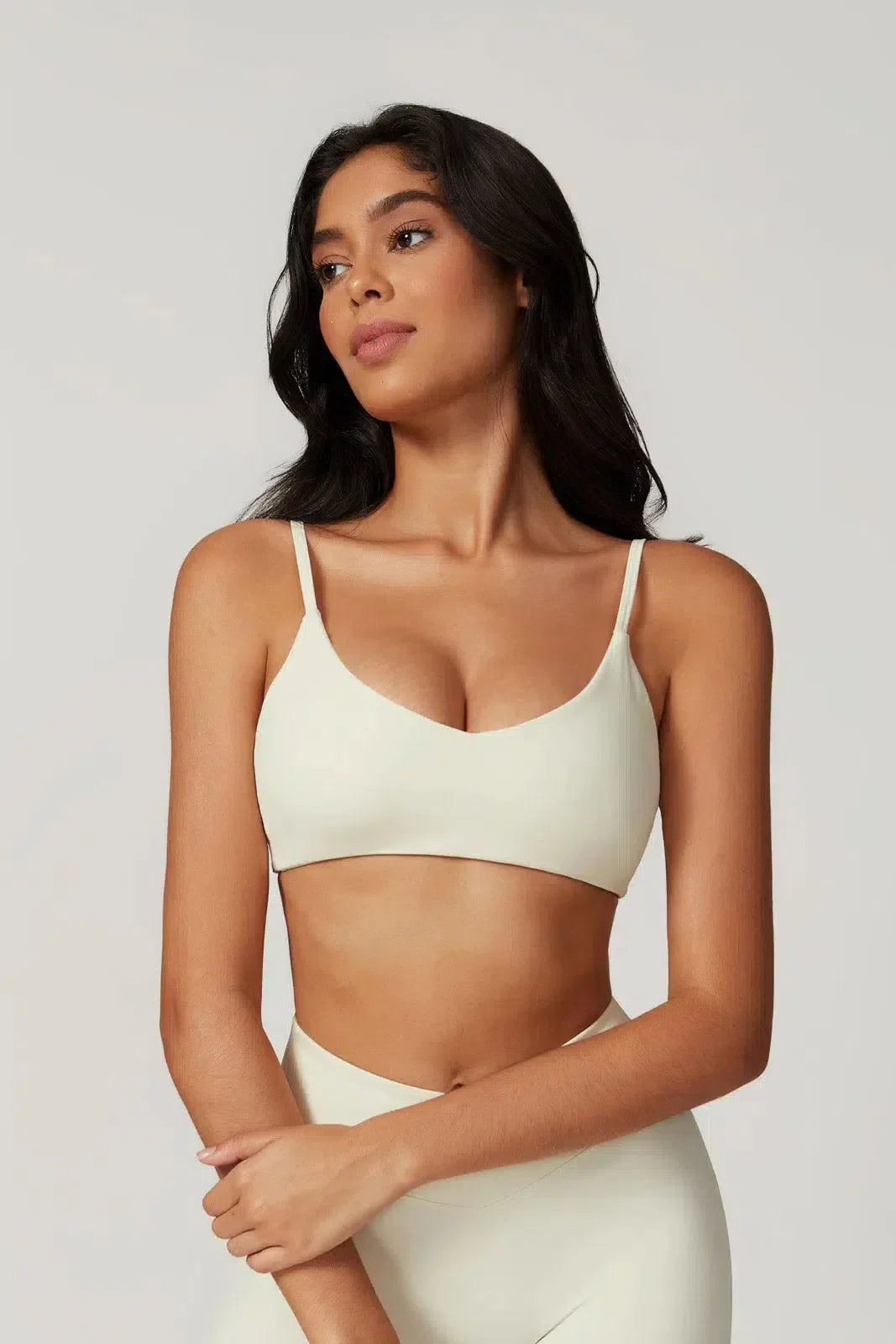 Palmira – U-neckline – Sports bra & flared leggings set-15138002829696-Santi Vento Atelier