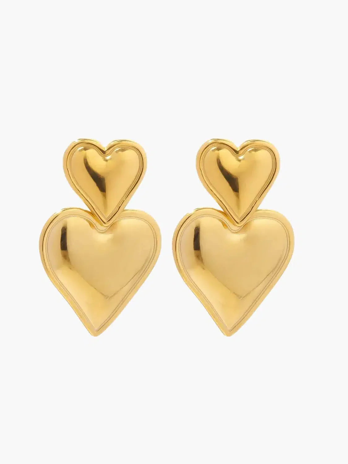 Passione – Double-heart design – Earrings-15137989820800-Santi Vento Atelier