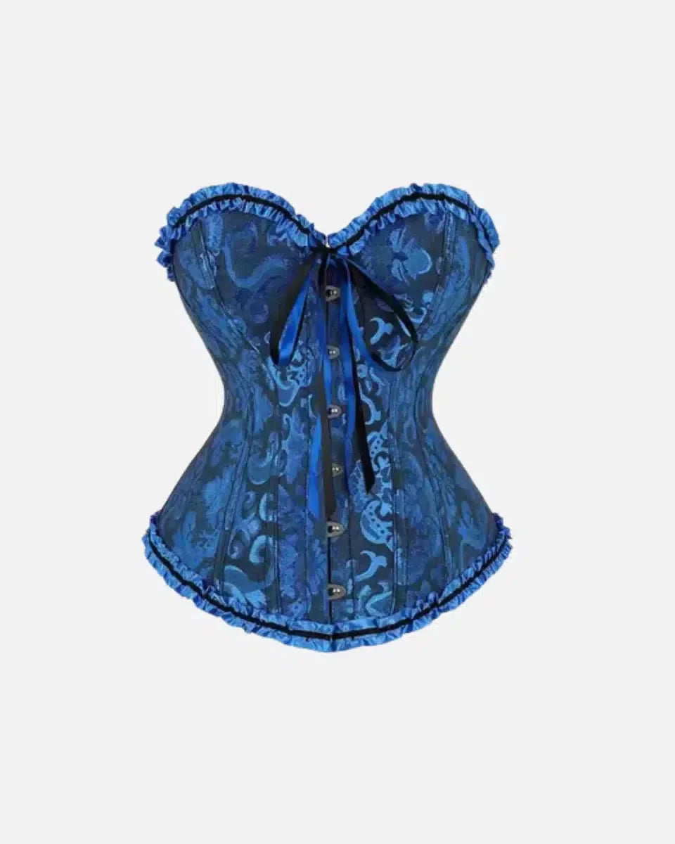 Perrine – Strappy cross-back – Corset top-15140898111872-Santi Vento Atelier