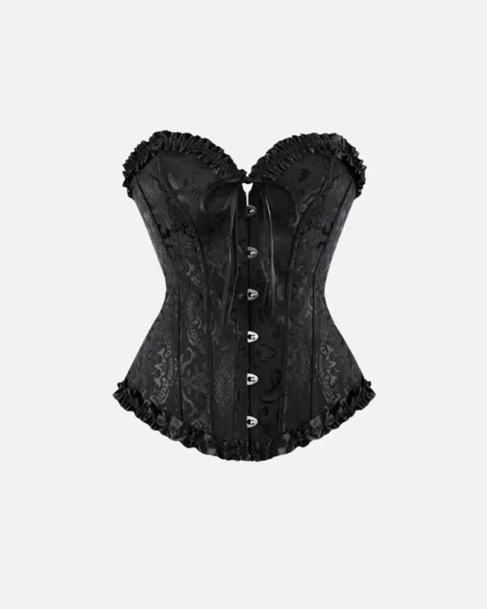 Perrine – Strappy cross-back – Corset top-15140898111872-Santi Vento Atelier