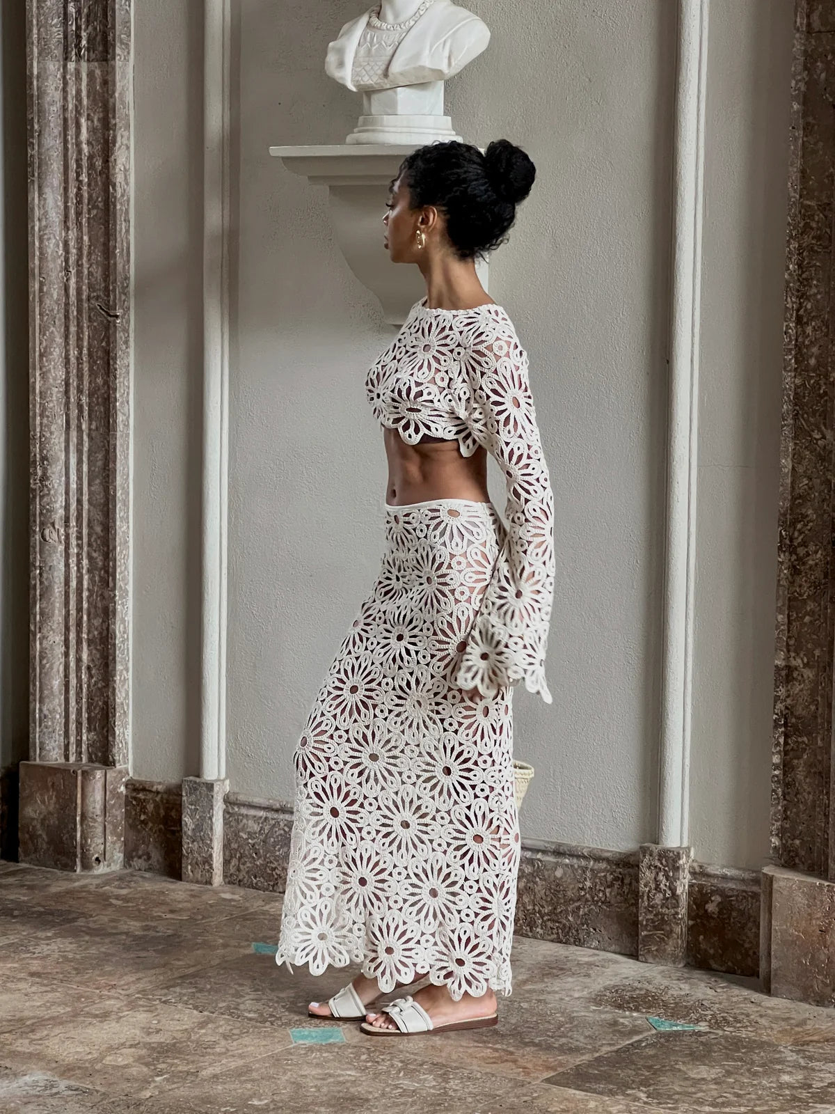 Ravelline – Crochet floral – Co-ord set-15167891079552-Santi Vento Atelier