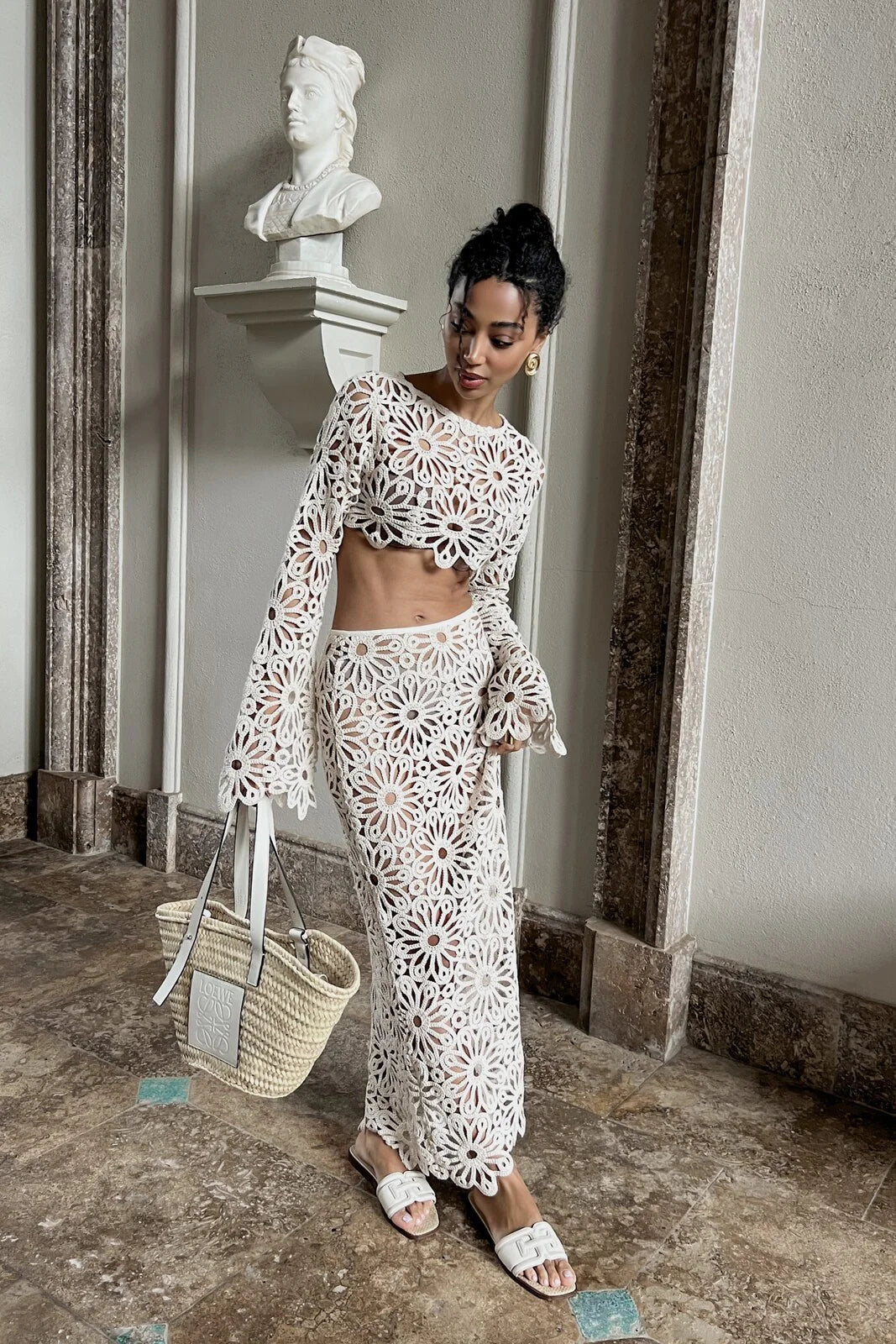 Ravelline – Crochet floral – Co-ord set-15167891079552-Santi Vento Atelier