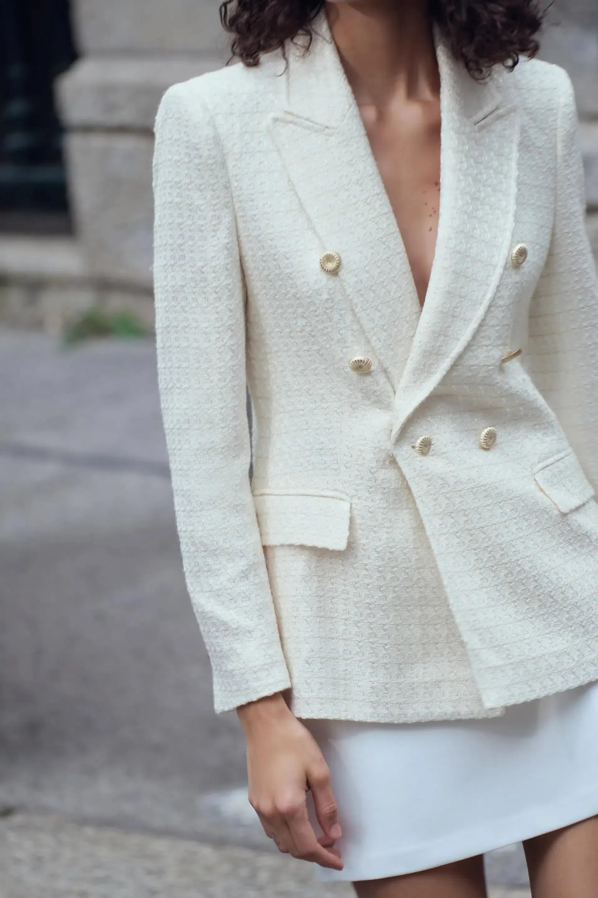 Renelle – French tweed – Blazer-15137996079488-Santi Vento Atelier