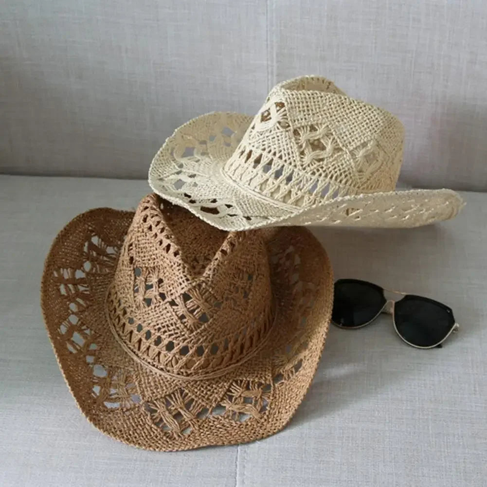 Solara – Open weave – Straw cowboy hat-15143509393792-Santi Vento Atelier
