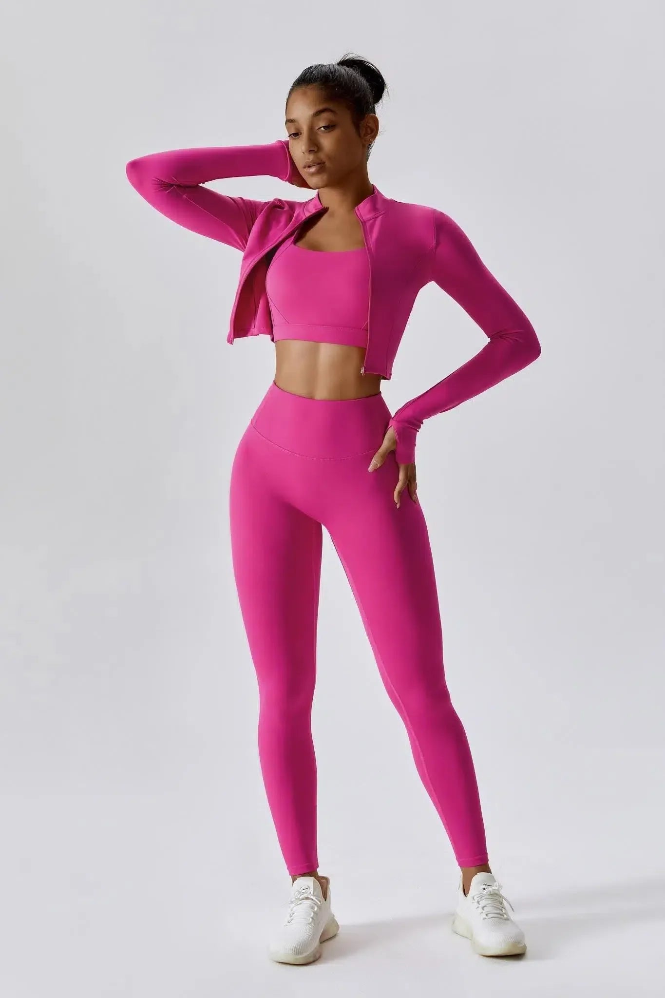 Salvatrice – 3-piece set – Sculpting activewear-15138002764160-Santi Vento Atelier