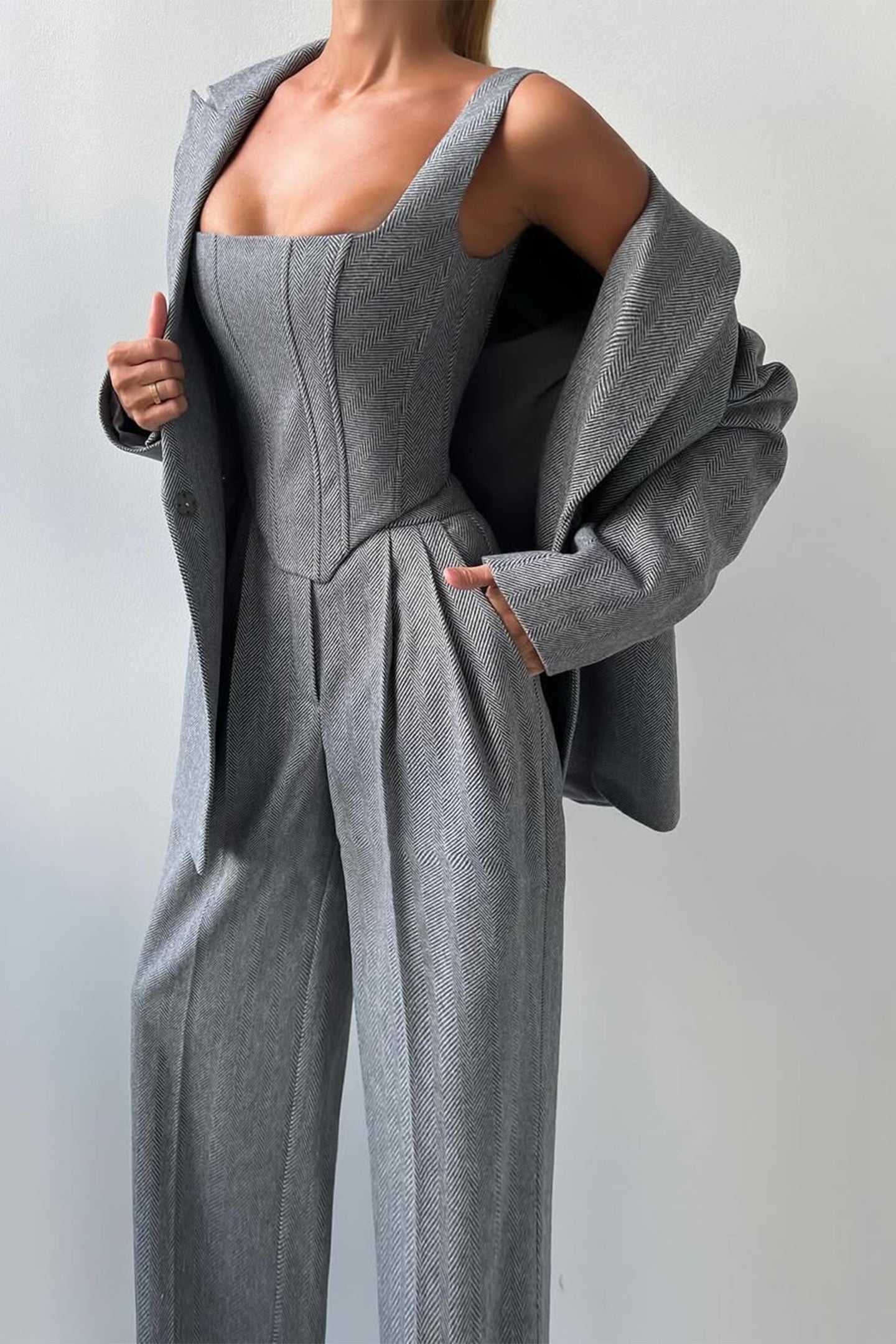 Georgia – Power refined – Blazer set-15140896276864-Santi Vento Atelier