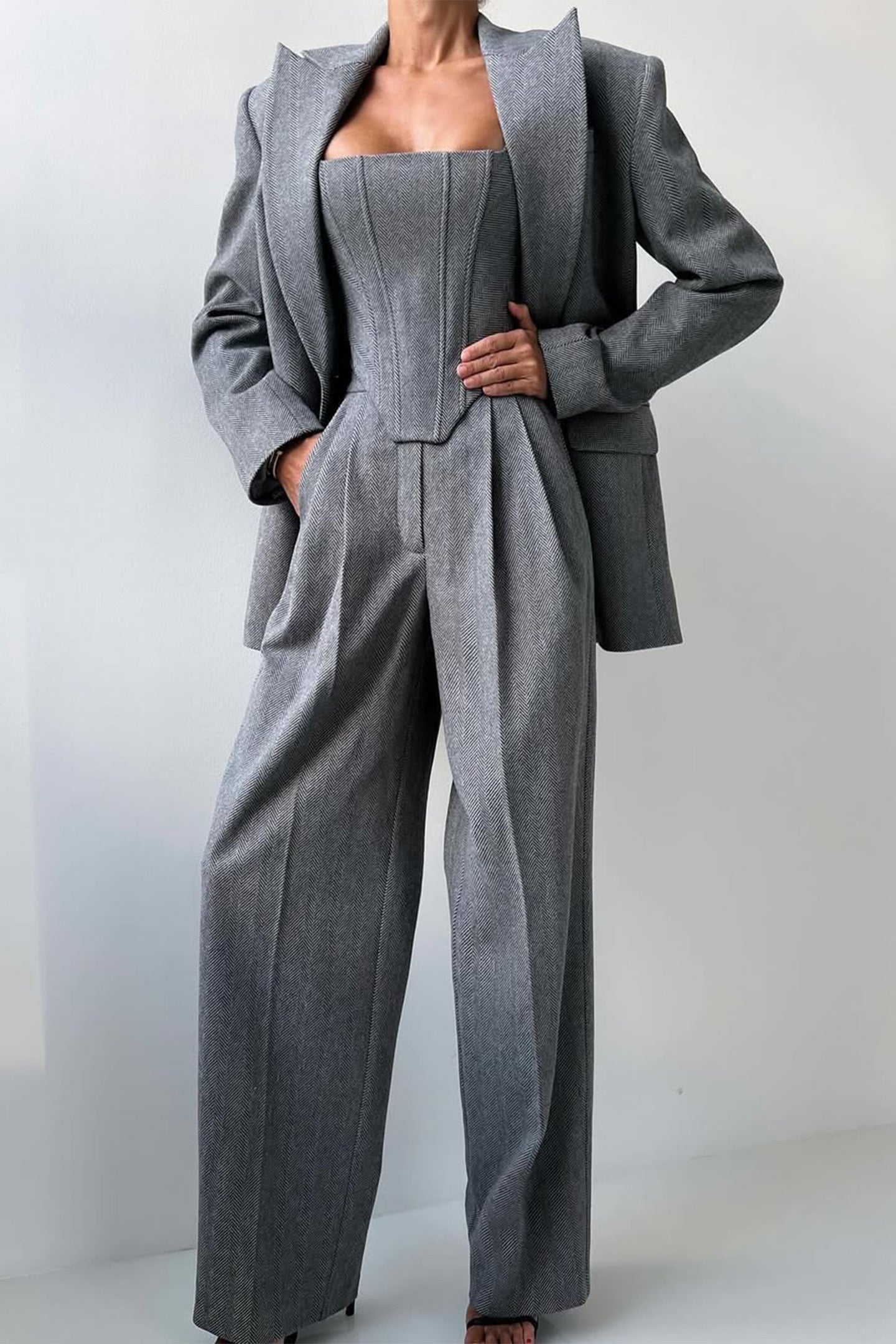 Georgia – Power refined – Blazer set-15140896276864-Santi Vento Atelier