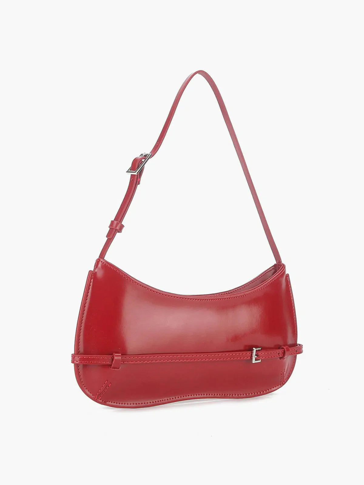 Scarlett – Geometric pattern – Dome shoulder bag-15137973797248-Santi Vento Atelier