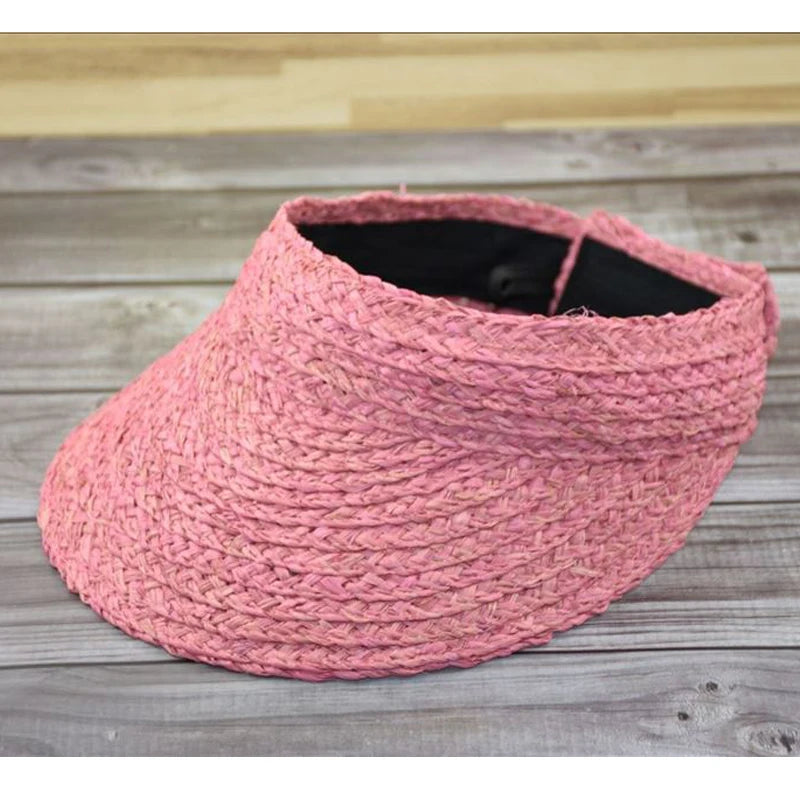 Serina – Braided straw – Sun visor-15144674984320-Santi Vento Atelier