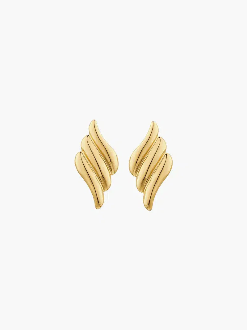 Seraphina – Angel design – Gold-plated earrings-15137989656960-Santi Vento Atelier