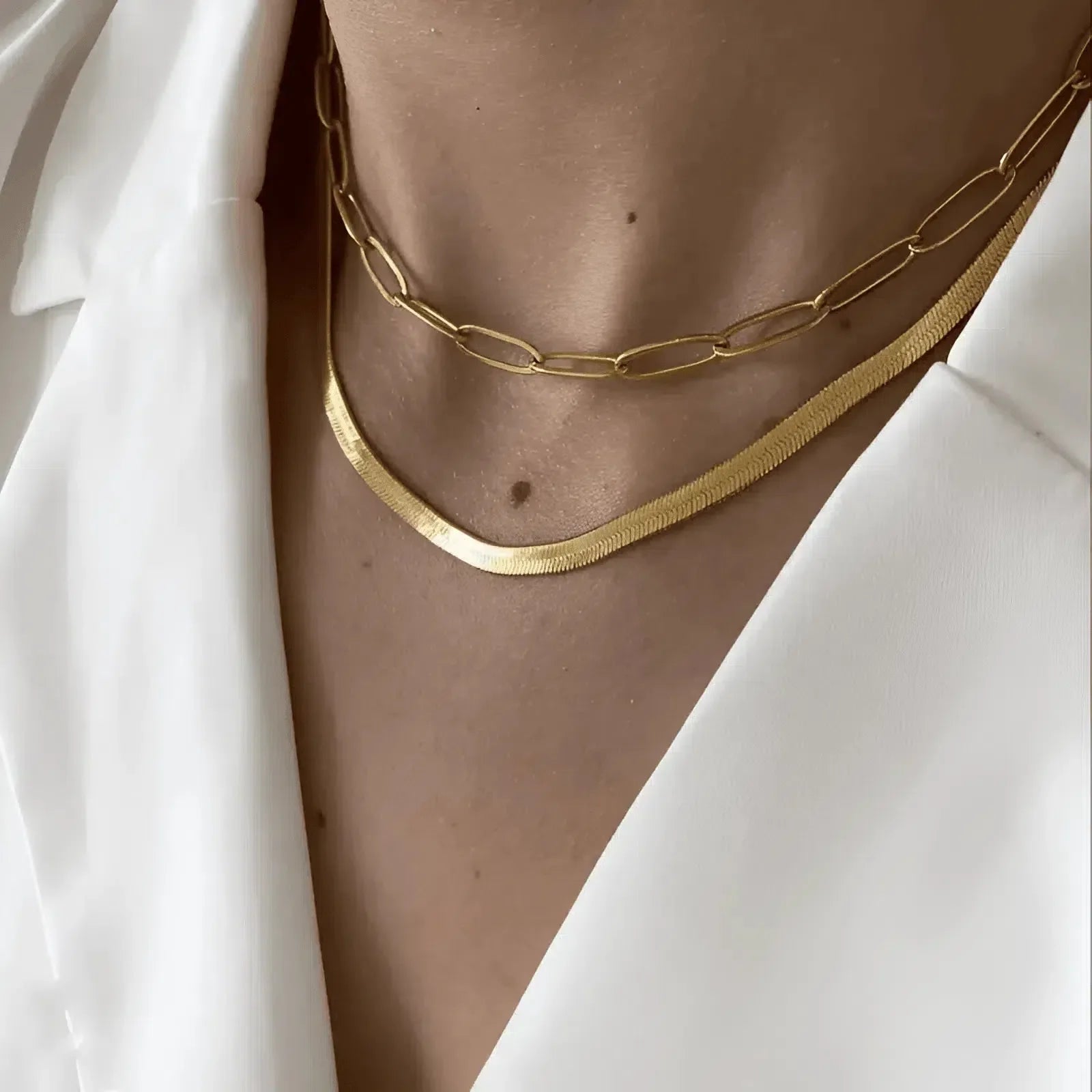 Serpentia – Snake-chain design – Necklace-15137989263744-Santi Vento Atelier