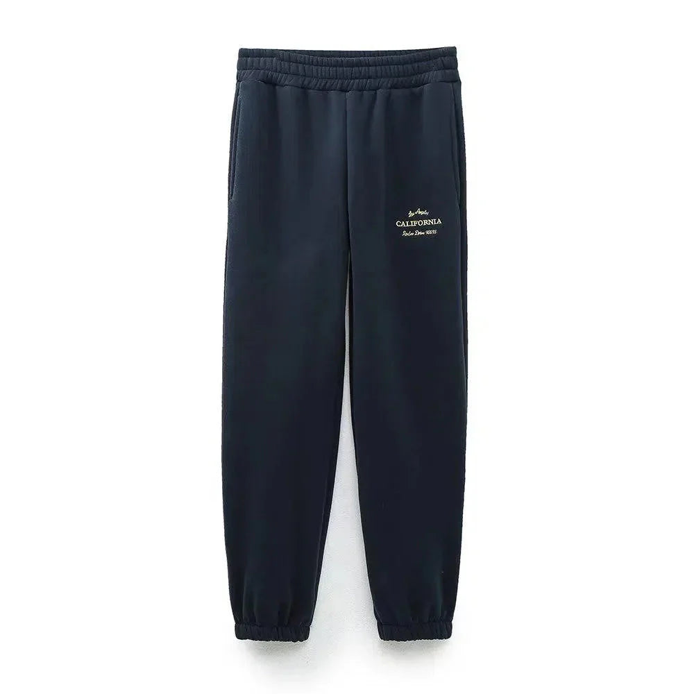 Sierra – Crew neck sweatshirt & jogger-style pants – California lounge set-15141242438016-Santi Vento Atelier