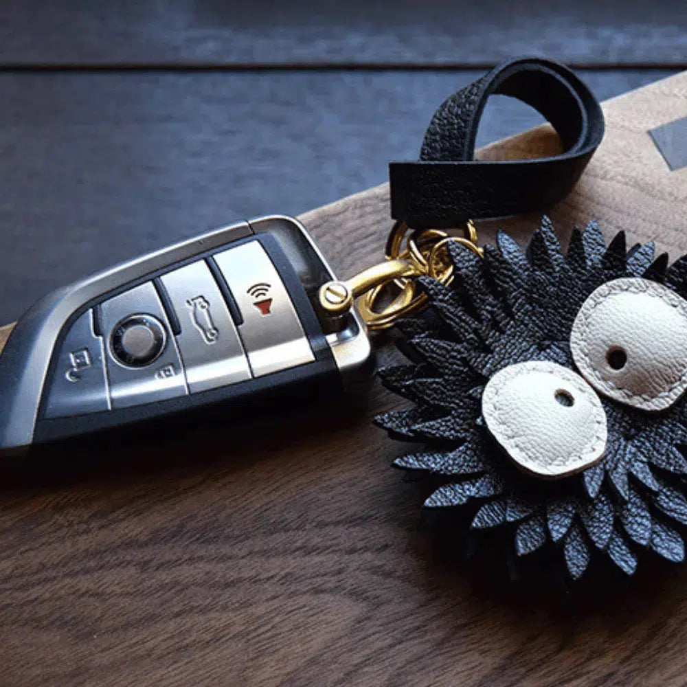 Susuwatari – Playful soot sprite design – Bag charm-15137985200512-Santi Vento Atelier
