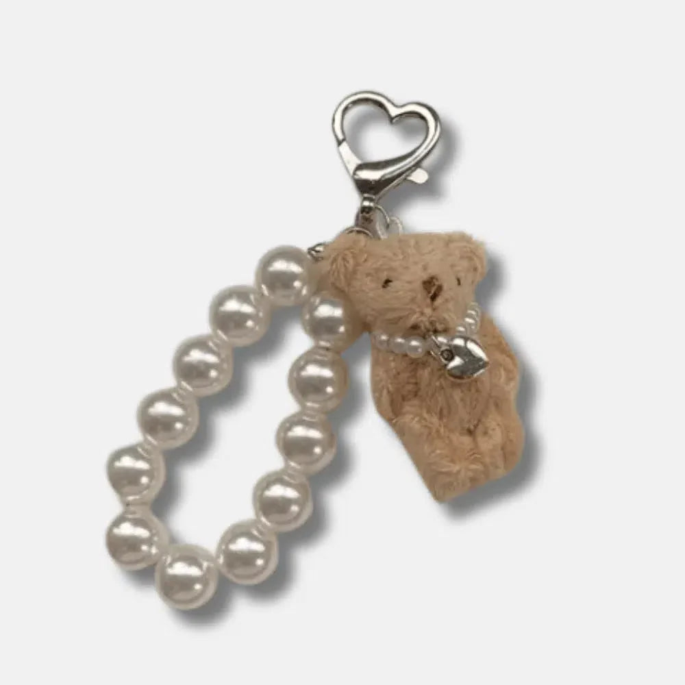 Teddy bear – Adorable teddy bear design – Bag charm-15137985003904-Santi Vento Atelier