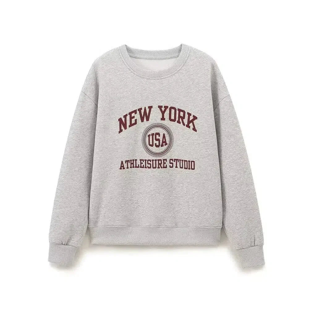 Thalassa – Crew neck sweatshirt & jogger-style pants – NYC lounge set-15141242306944-Santi Vento Atelier