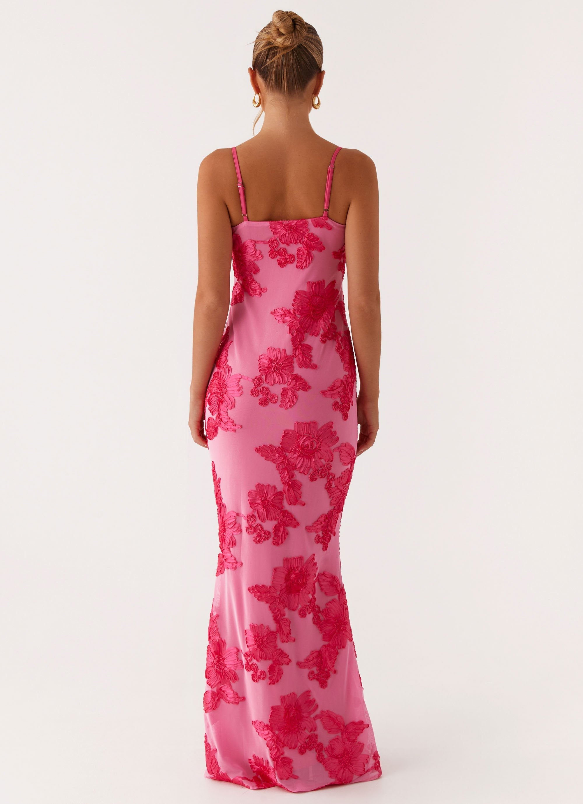 Roselène – Sweetheart bloom – Maxi mesh dress-15142284296576-Santi Vento Atelier