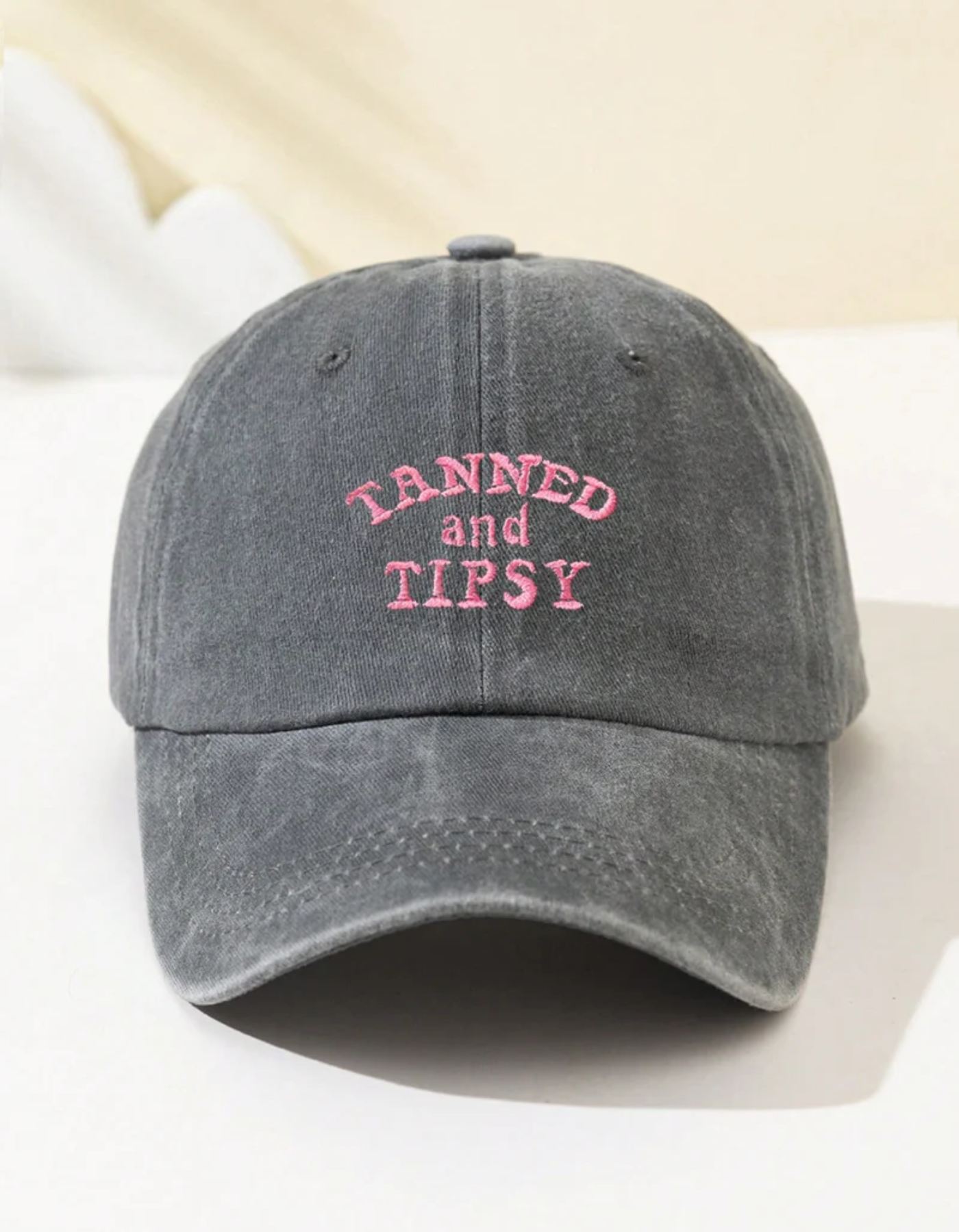 Tipselle – Slogan charm – Cotton baseball cap-15144695628160-Santi Vento Atelier