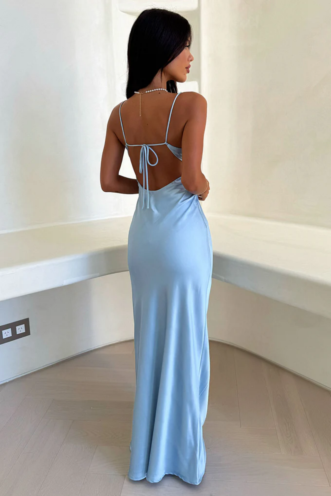 Velliera – Satin allure – Maxi dress-15167801852288-Santi Vento Atelier