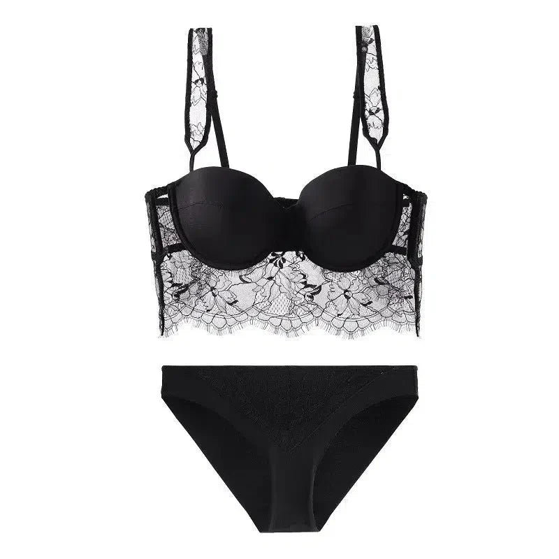 Veronique – Lace padded – Lingerie set-15138005221760-Santi Vento Atelier