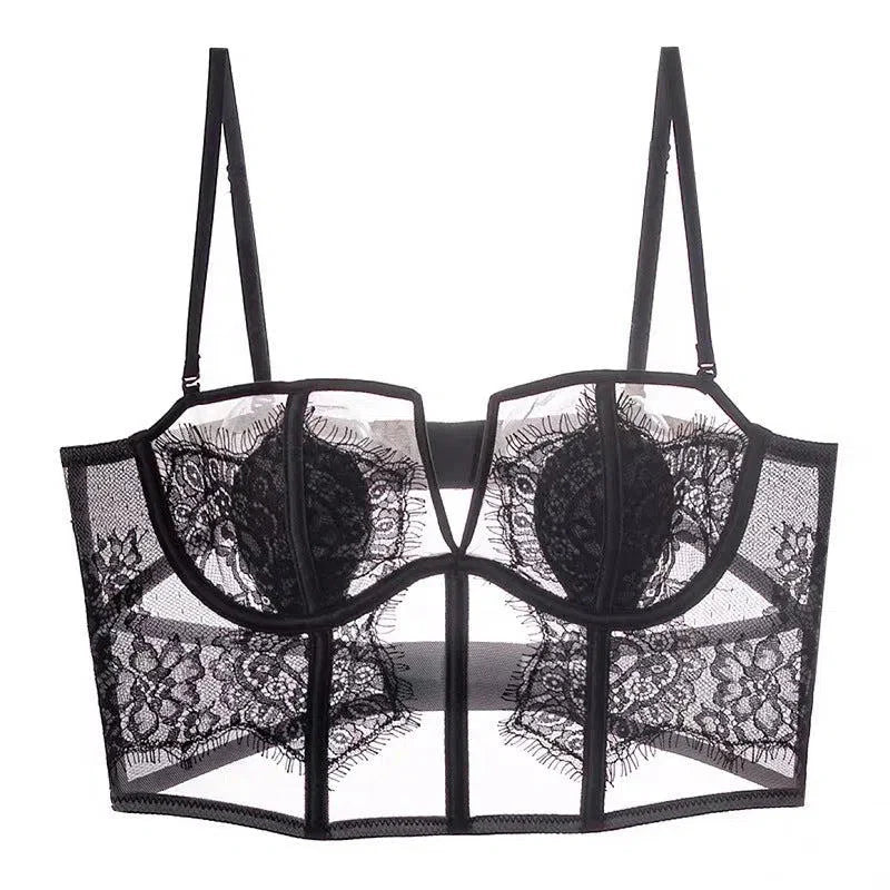 Violetta – Lace corset – Lingerie set-15138005156224-Santi Vento Atelier
