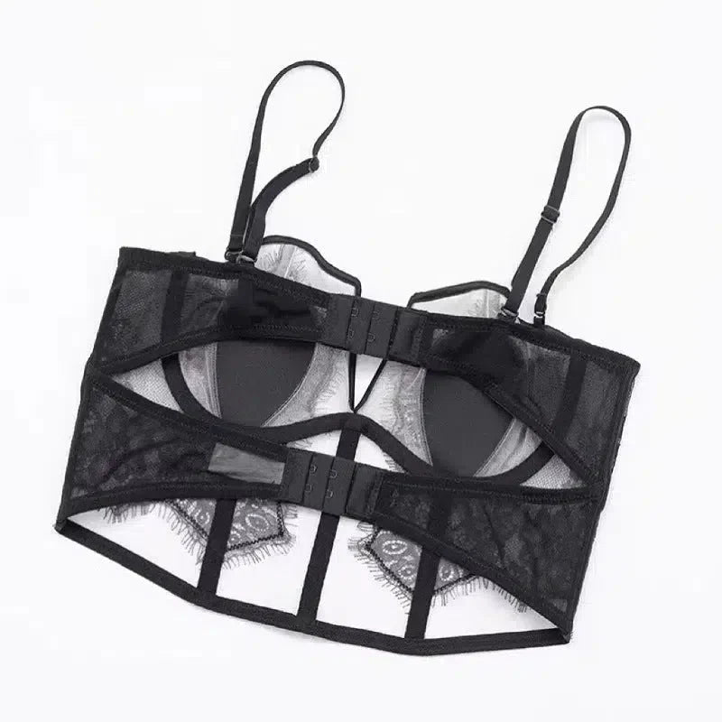 Violetta – Lace corset – Lingerie set-15138005156224-Santi Vento Atelier