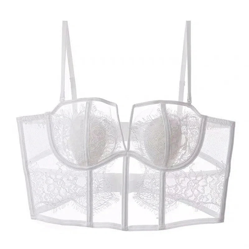 Violetta – Lace corset – Lingerie set-15138005156224-Santi Vento Atelier