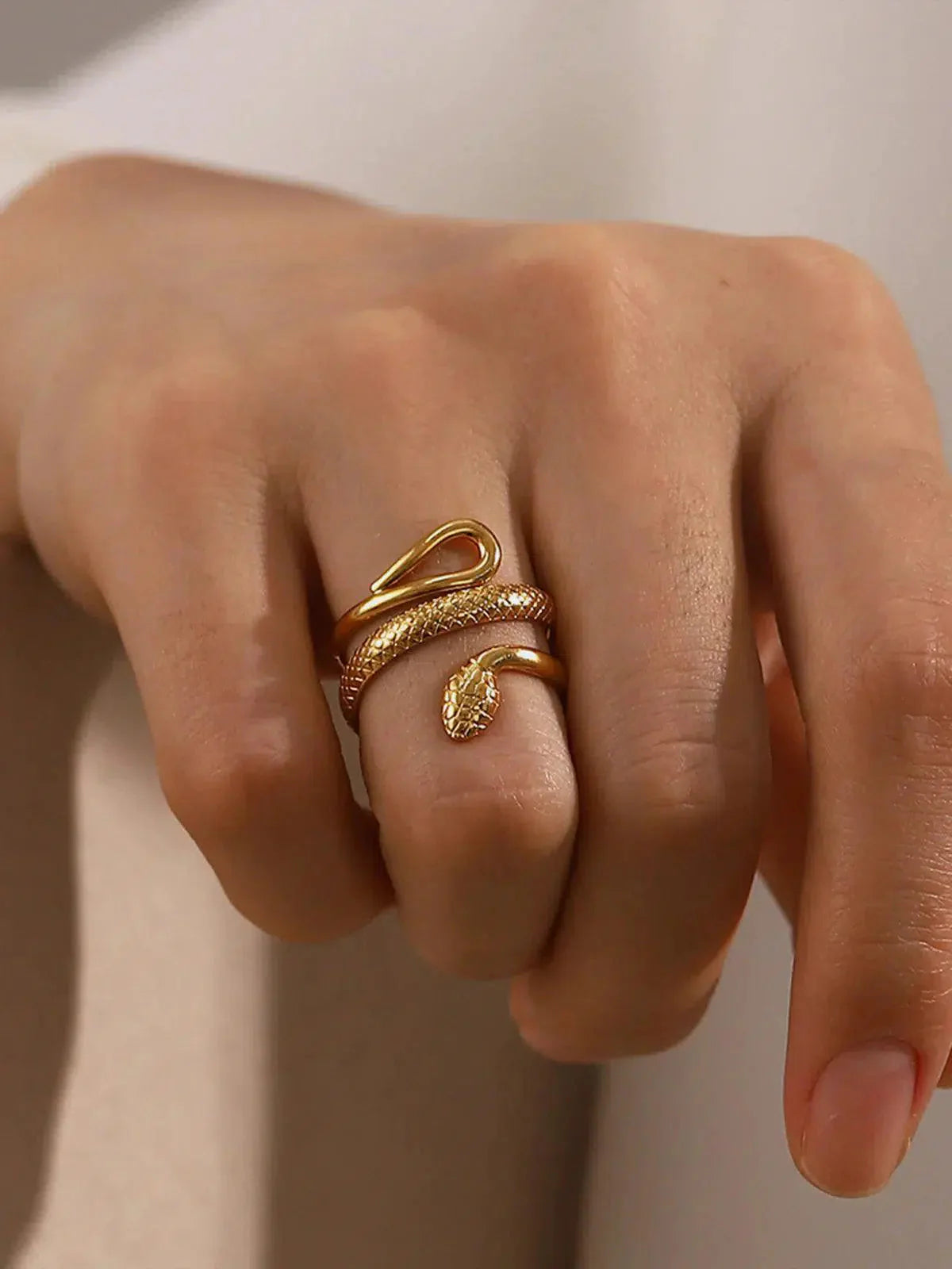 Vipera – Statement design – Titanium steel ring-15137988346240-Santi Vento Atelier