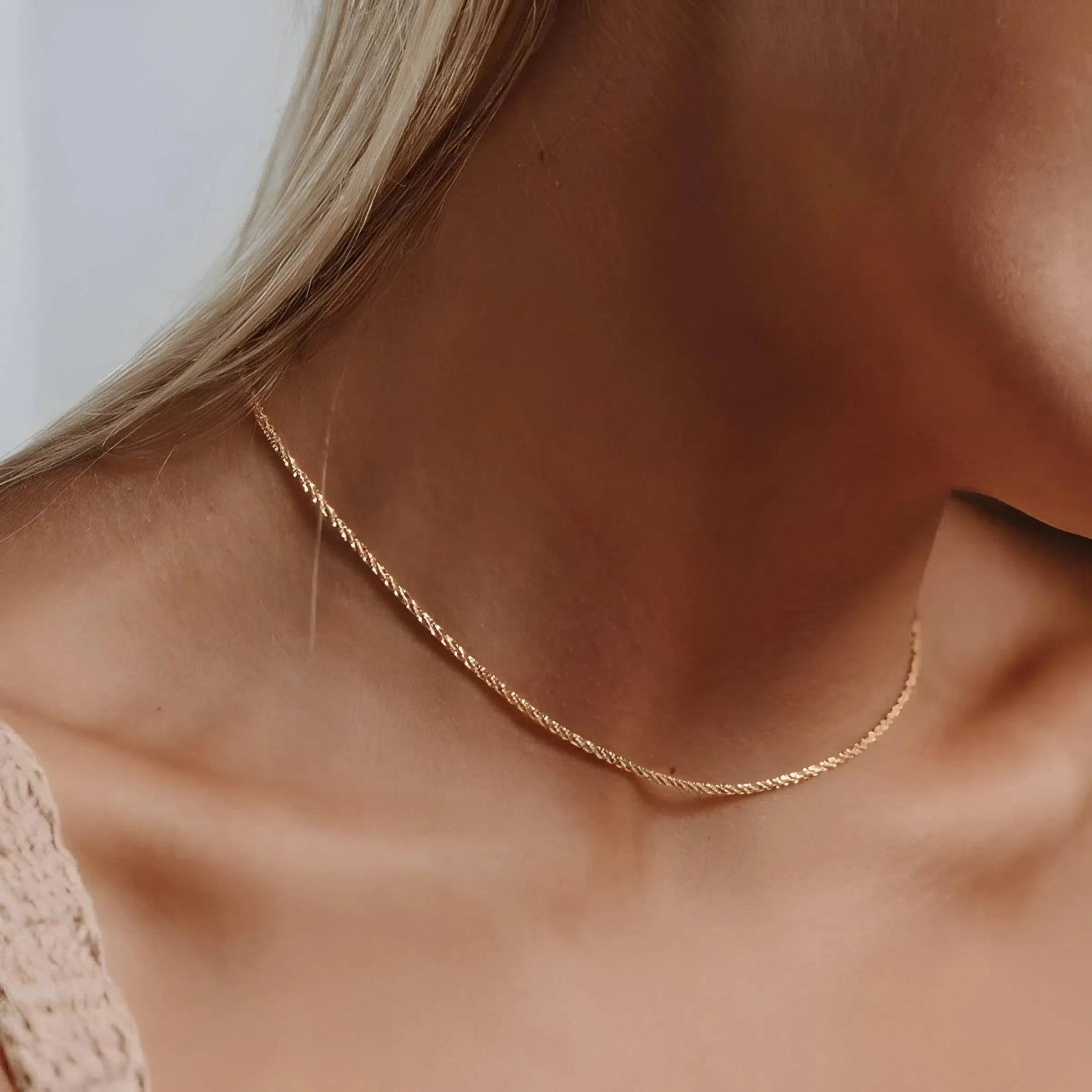 Zariel – Zirconia accents – Necklace-15137989394816-Santi Vento Atelier