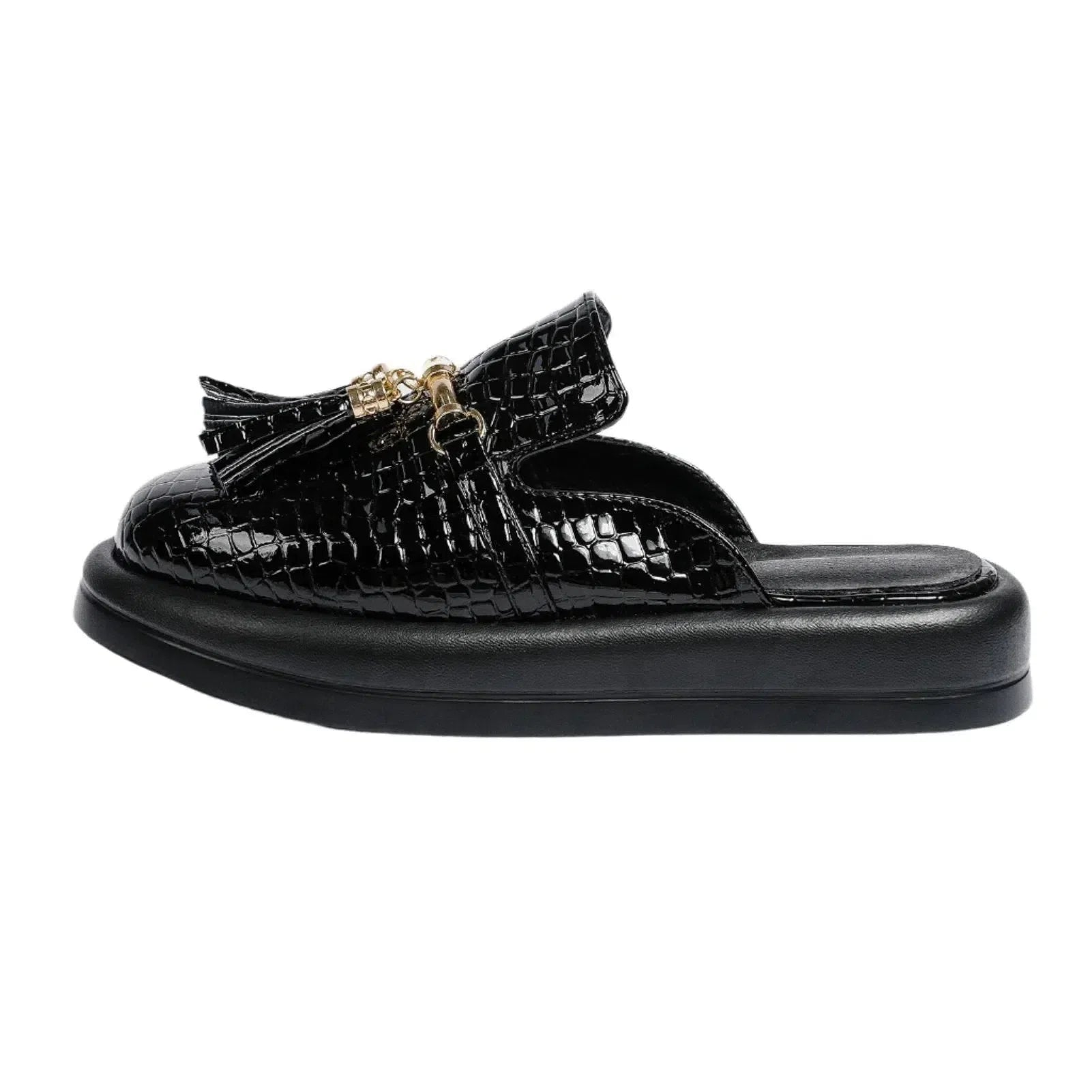 Zéphora – Glossy patent – Leather slides-15137993851264-Santi Vento Atelier