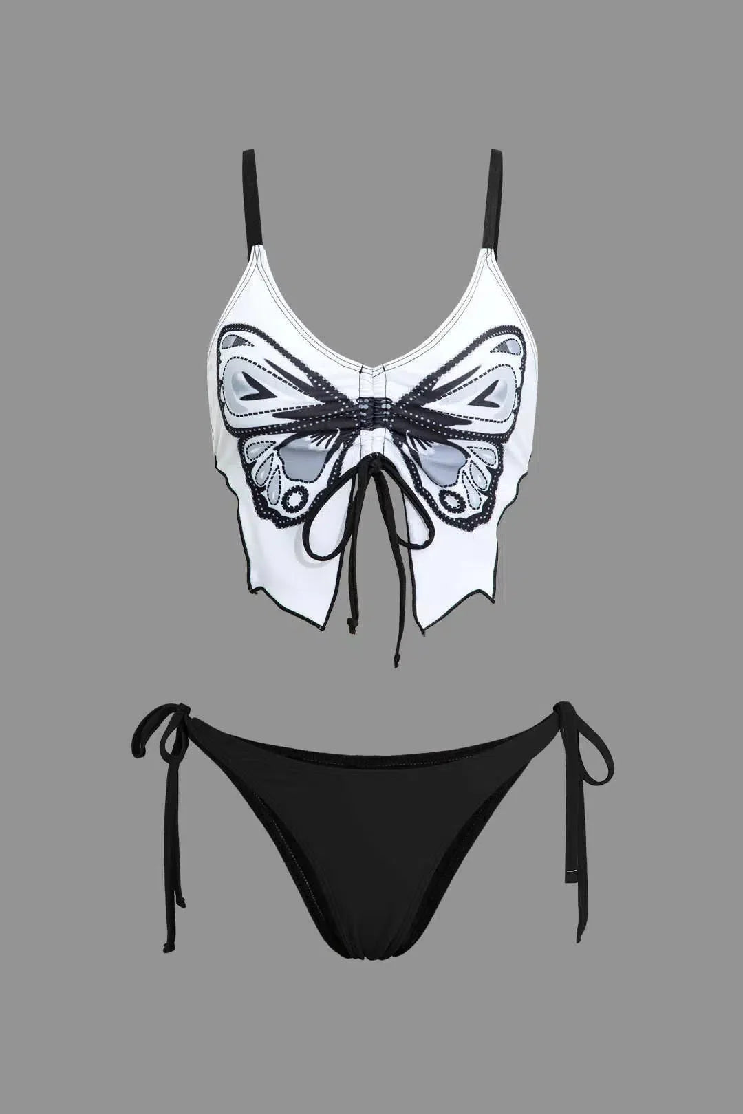 Zirlea – Butterfly pattern – Swimwear set-15138008695168-Santi Vento Atelier