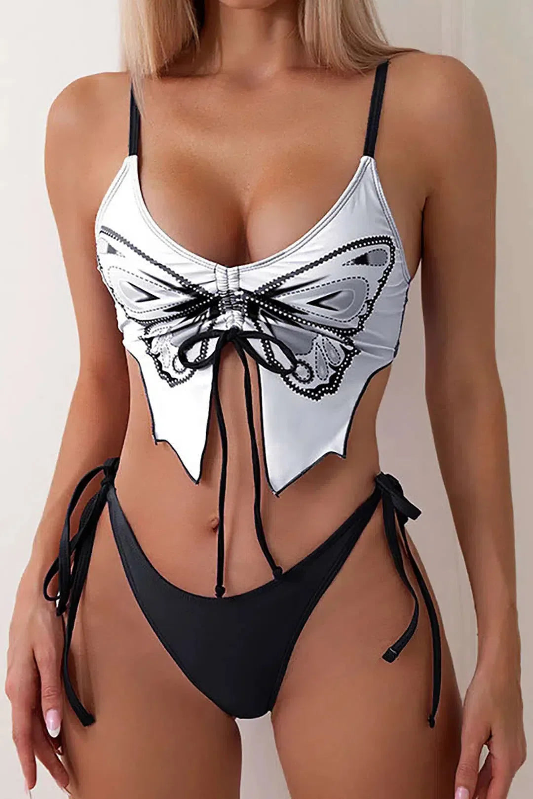 Zirlea – Butterfly pattern – Swimwear set-15138008695168-Santi Vento Atelier
