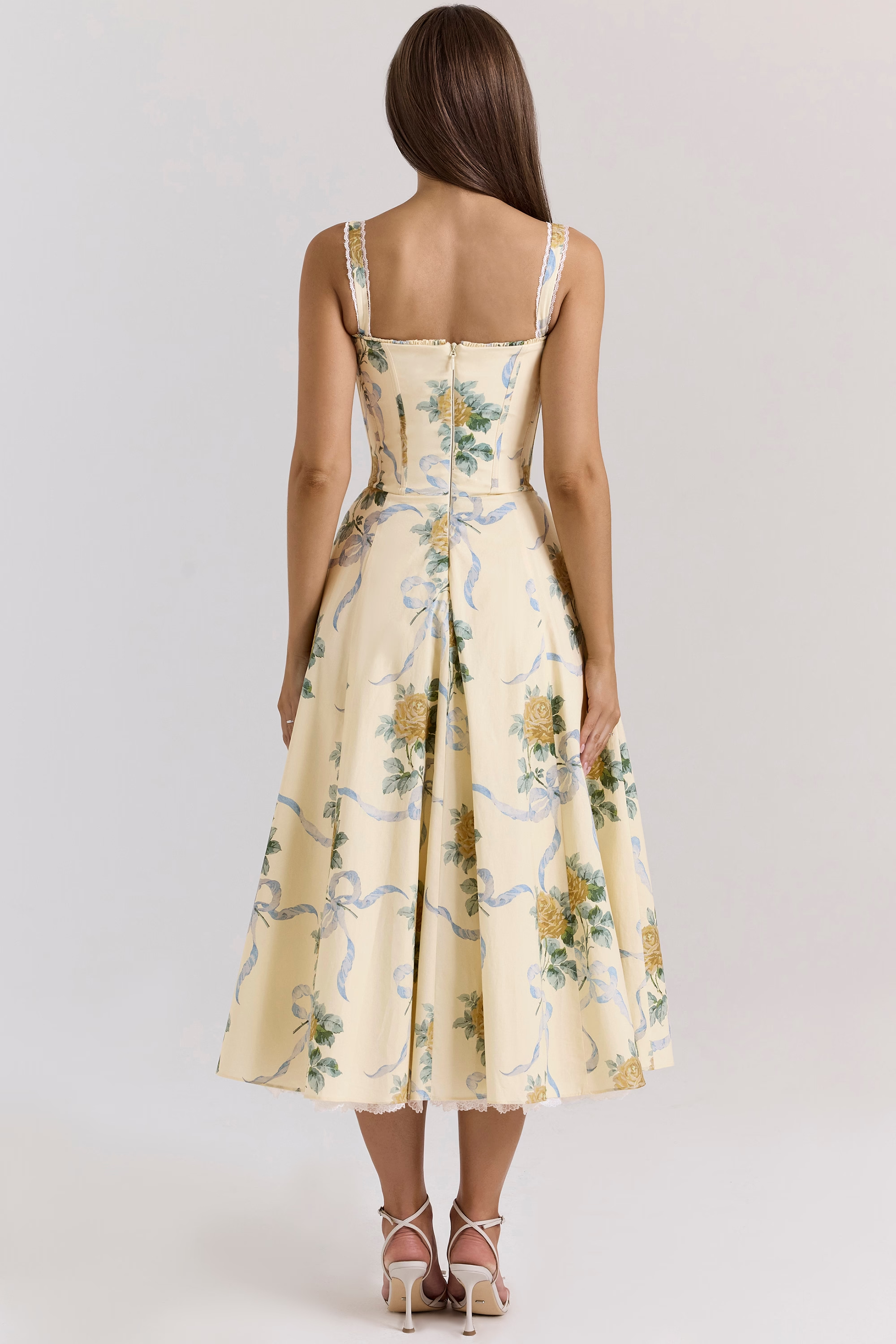 Elisora – Vintage floral – Midi sundress-15146333897088-Santi Vento Atelier