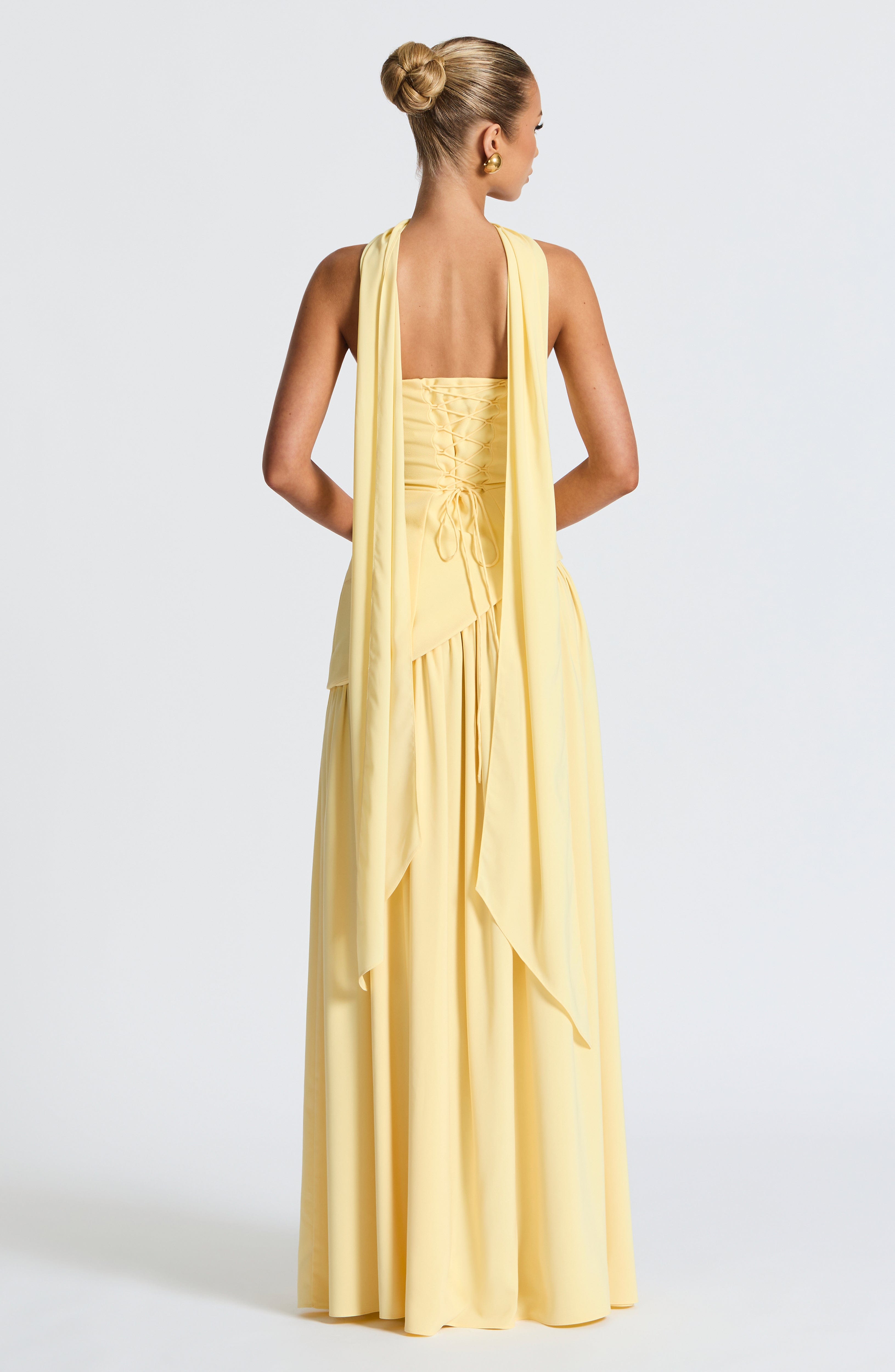 Elarisse – Sculpted contrast – Strapless evening dress-15147056693632-Santi Vento Atelier