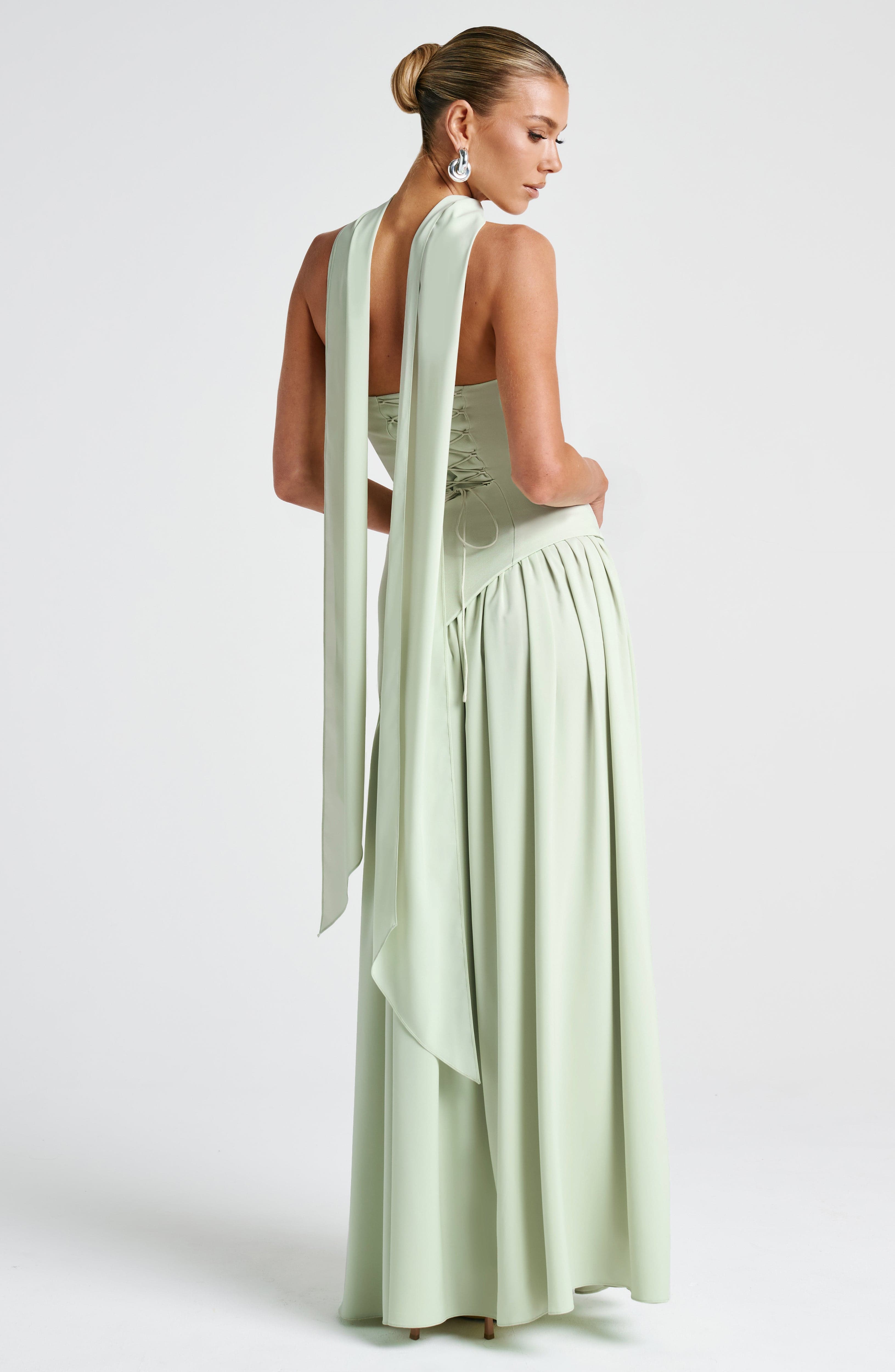 Elarisse – Sculpted contrast – Strapless evening dress-15147056693632-Santi Vento Atelier