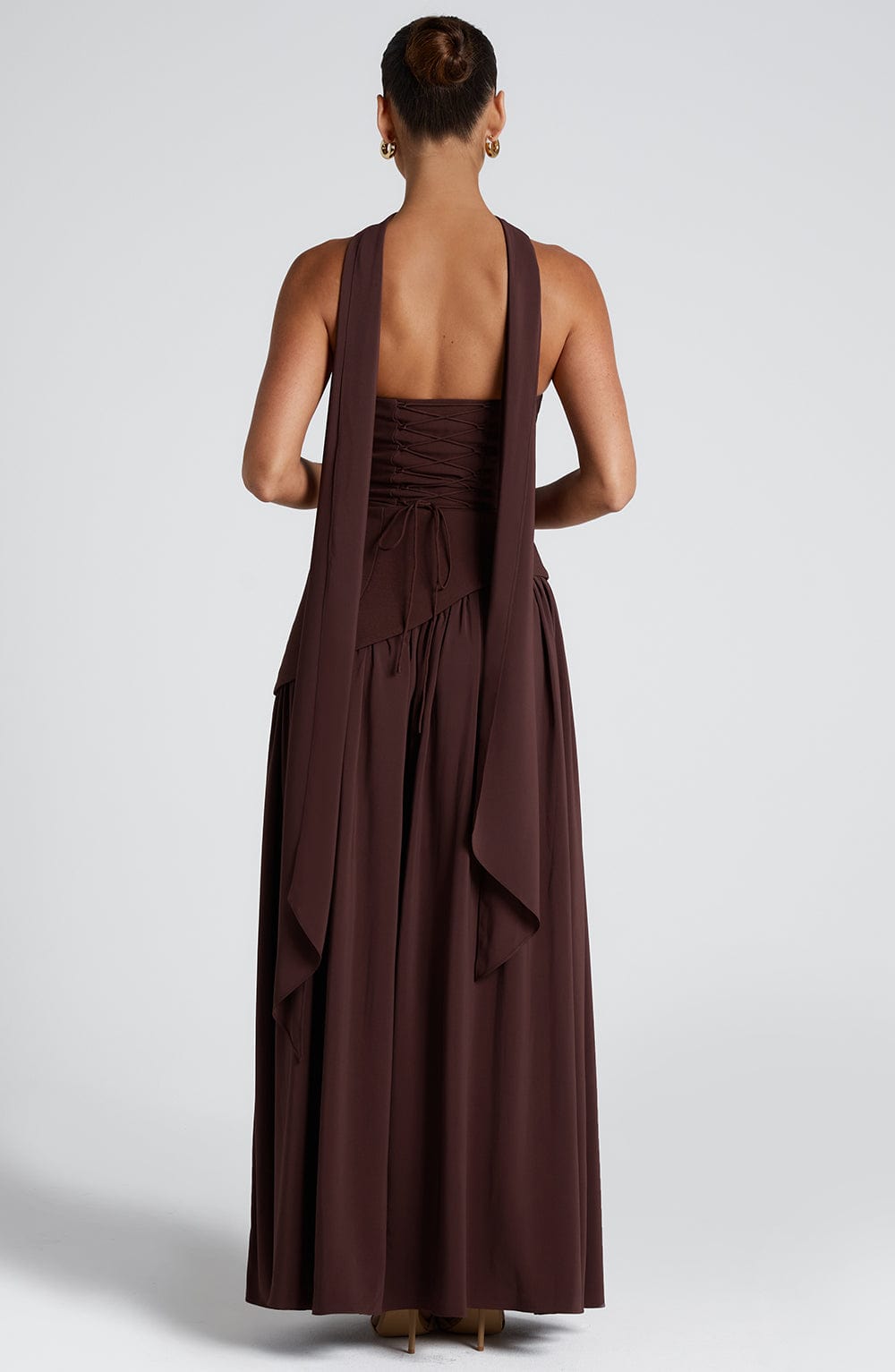 Elarisse – Sculpted contrast – Strapless evening dress-15147056693632-Santi Vento Atelier