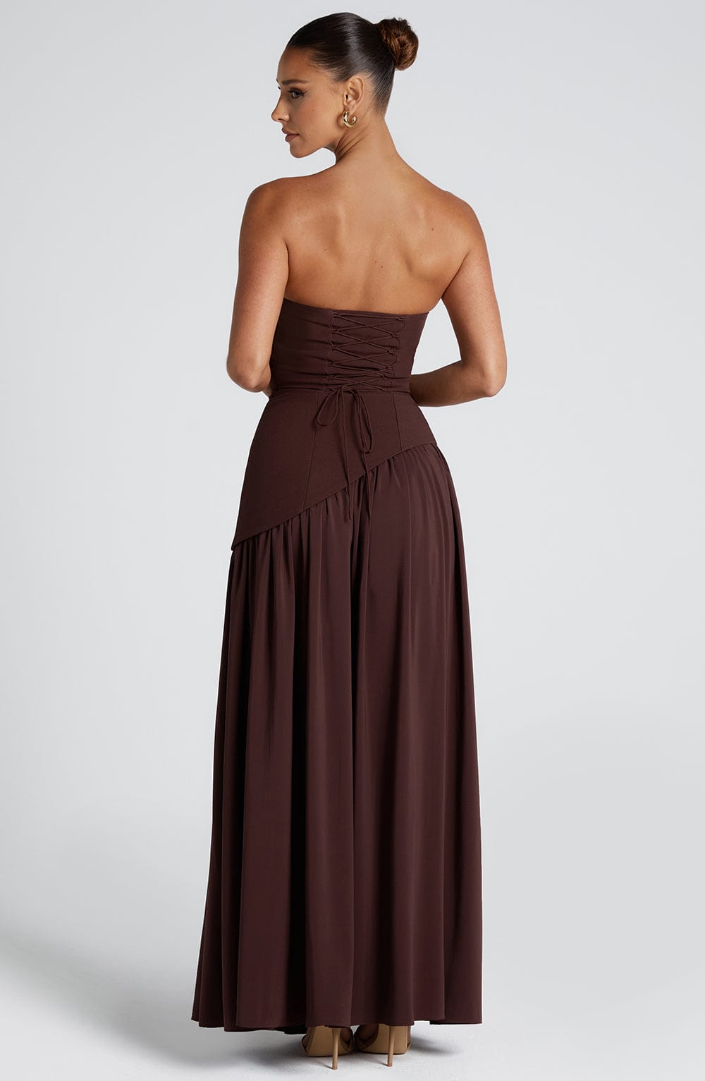 Elarisse – Sculpted contrast – Strapless evening dress-15147056693632-Santi Vento Atelier