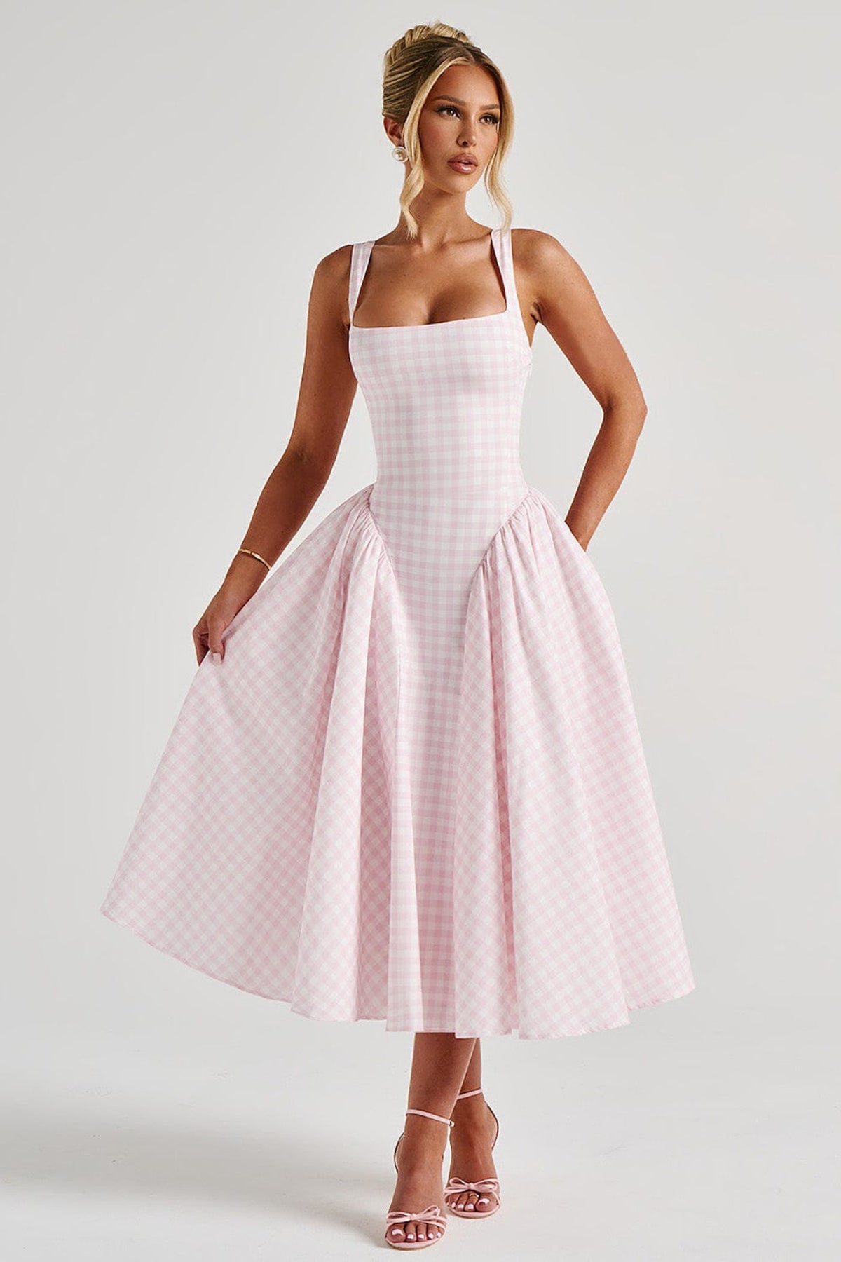Serette – Blush charm – Midi dress-15141604295040-Santi Vento Atelier