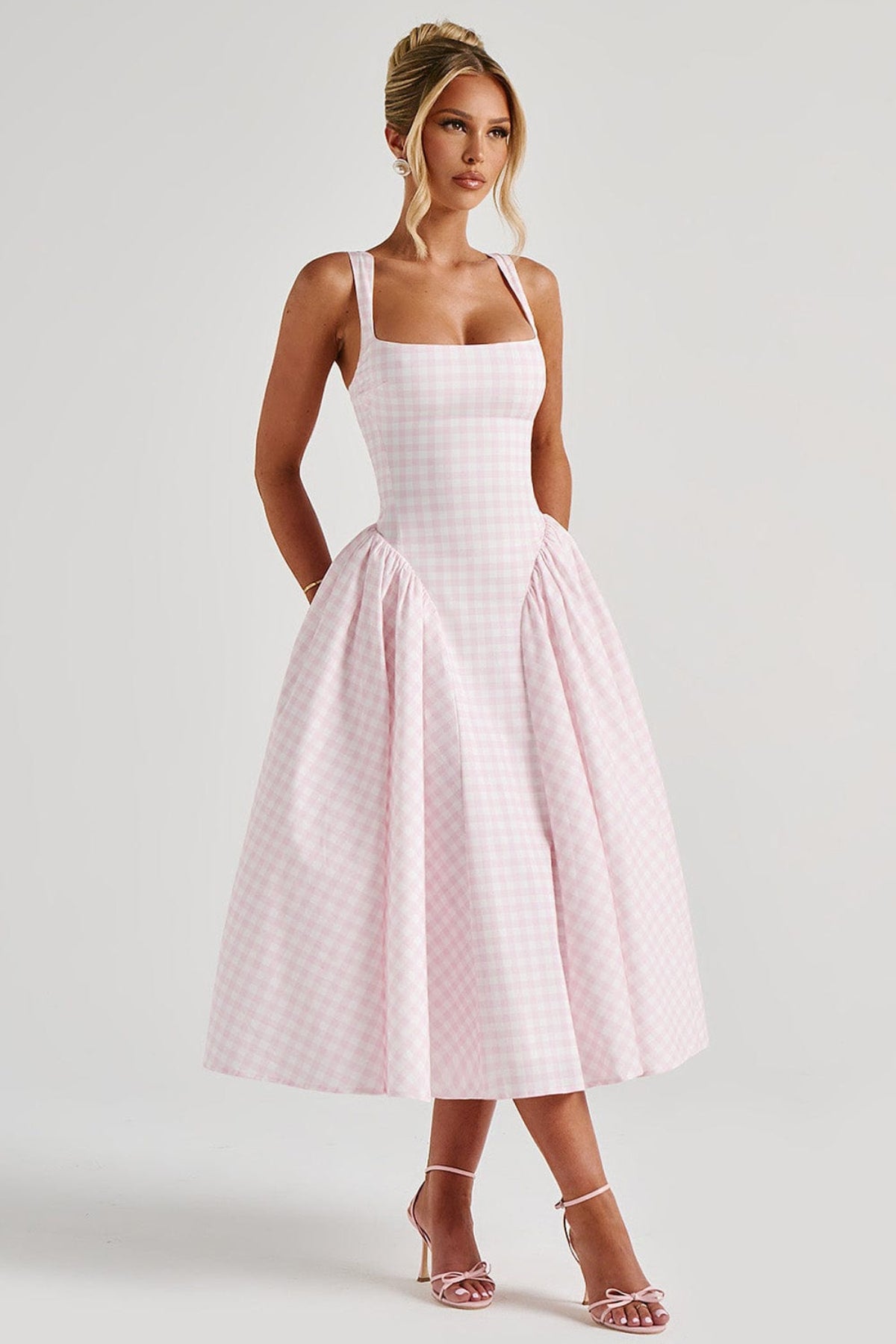 Serette – Blush charm – Midi dress-15141604295040-Santi Vento Atelier